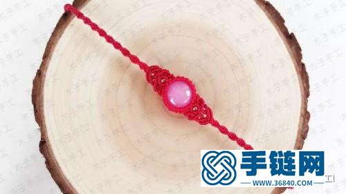 中国结包石手链的详细编制方法