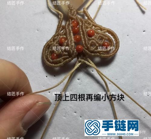 扁蜡樱花玛瑙毛衣链的详细制作图解