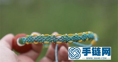 中国结蜡线南红珠锁骨链的详细编制方法