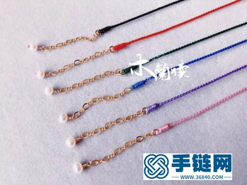 迷你钻极细手绳的编制教程