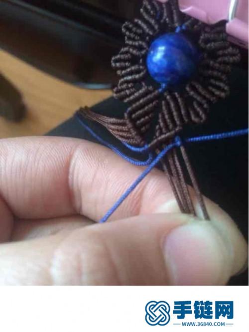 中国结玉线青金石手链的详细编制方法