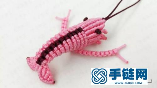 绳编小龙虾挂饰的详细制作教程