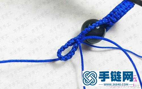 绳编葫芦钥匙挂件的制作步骤图