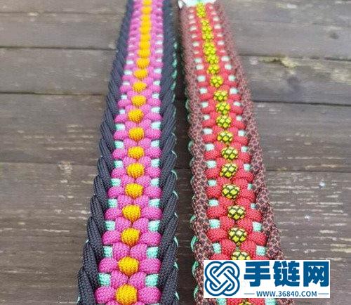 中国结伞绳花带的详细制作方法