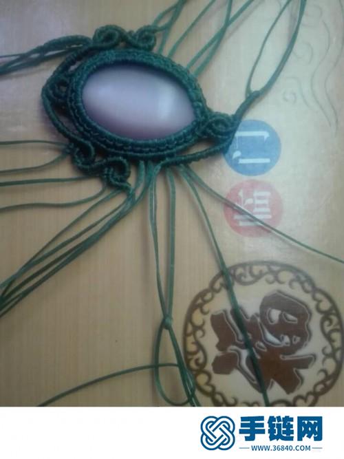 中国结蜡线包石手绳的详细编制方法