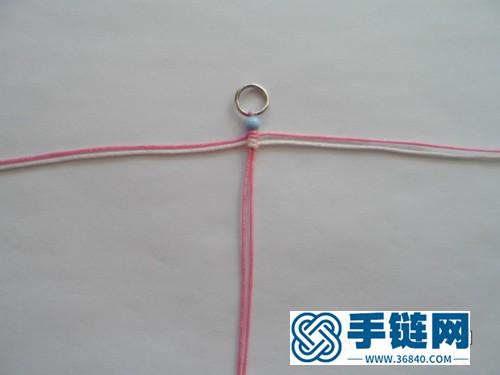 玉线串珠雪花小挂饰的详细制作教程