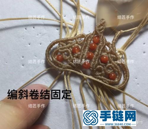 扁蜡樱花玛瑙毛衣链的详细制作图解