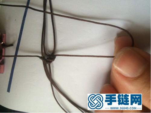 中国结玉线青金石手链的详细编制方法