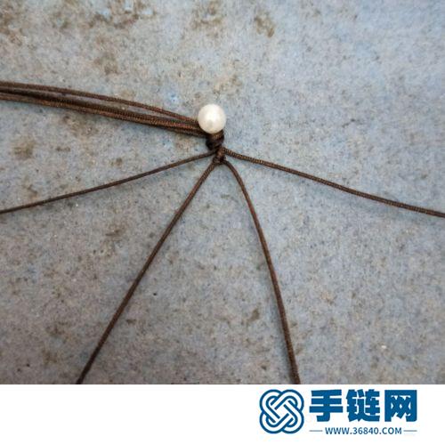 中国结玉线葫芦串贝珠挂饰的详细编制方法