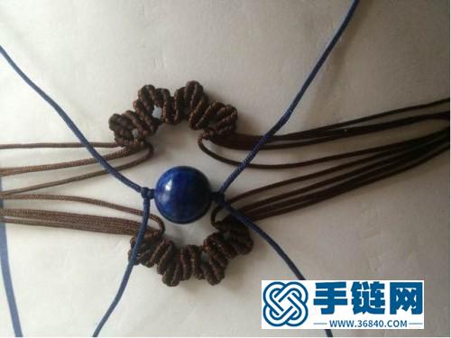 中国结玉线青金石手链的详细编制方法
