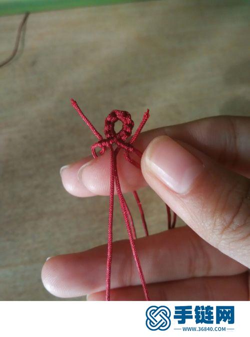 中国结玉线祥云手绳的详细制作方法