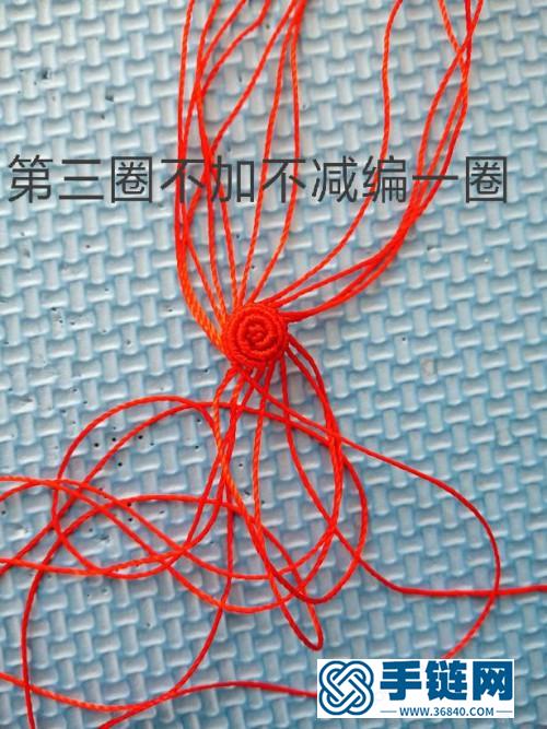 中国结玉线小苹果挂饰的详细制作教程