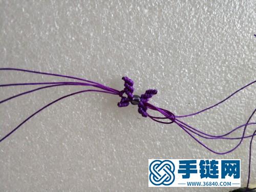 中国结翩翩起舞的 蝴蝶手链的编制教程