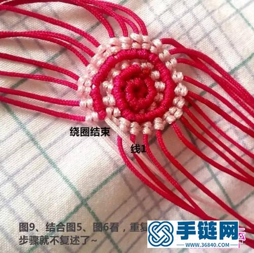 绳编棒棒糖耳饰的制作方法