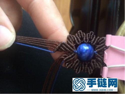 中国结玉线青金石手链的详细编制方法