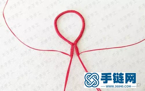 中国结紧箍咒红绳戒指的编制教程