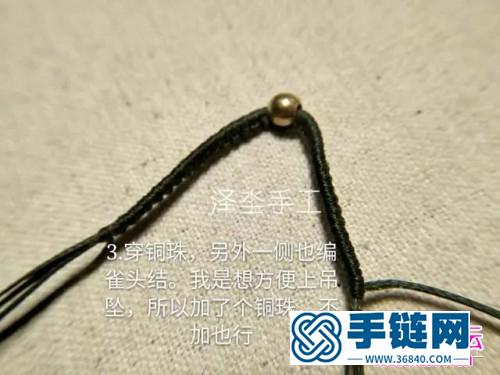 绳编生如夏花手工项链的详细绳编教程