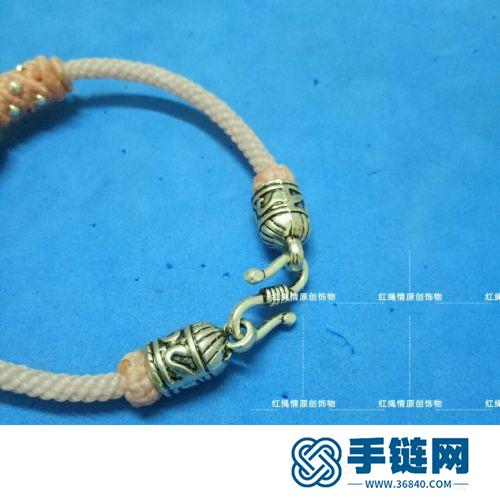 蜡线琉璃珠手绳的详细制作图解