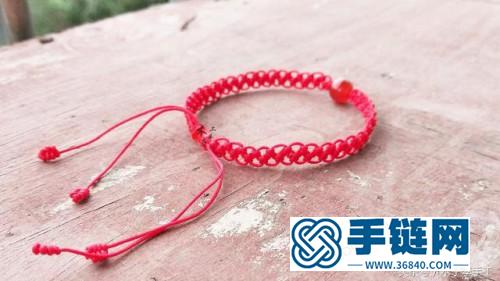 一步步教你简单的红绳手链的制作步骤图