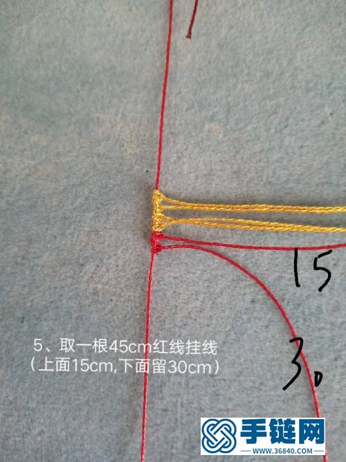 金线金银珠蝴蝶耳环的详细制作教程