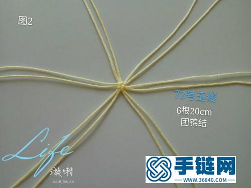 玉线绳编指环小熊的详细编制教程