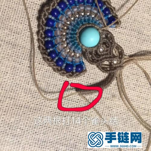 蜡线珠子民族风耳环的详细制作图解