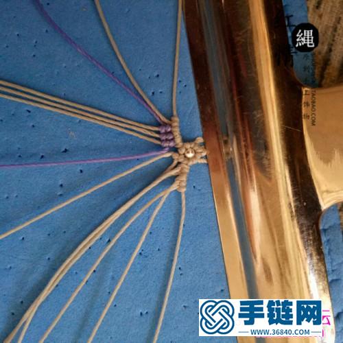 花式扣头吊坠绳的详细制作教程