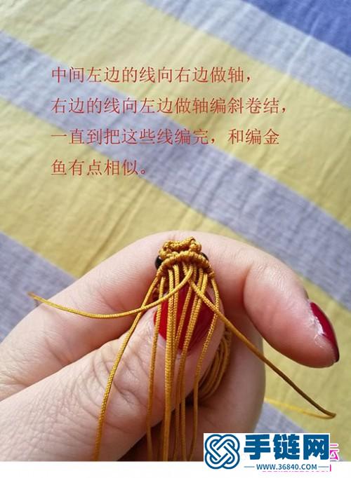 绳编立体小青蛙的详细编制教程