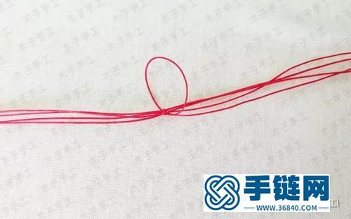 中国结紧箍咒红绳戒指的编制教程