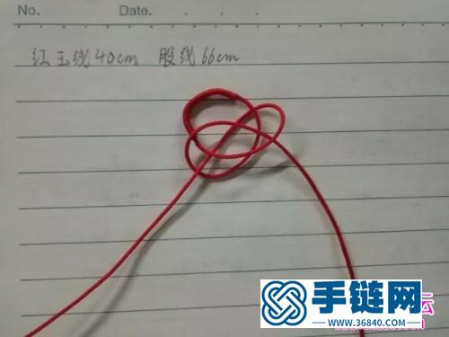 玉线绳编桃花扇挂件的详细编制教程