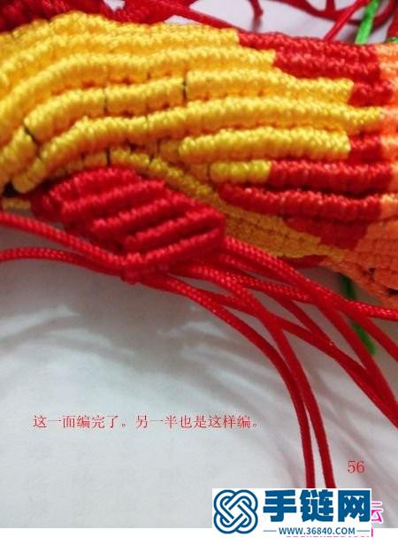 绳编七彩吉祥报晓鸡的详细编制教程