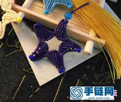 南美蜡线海星包挂钥匙扣的制作图解