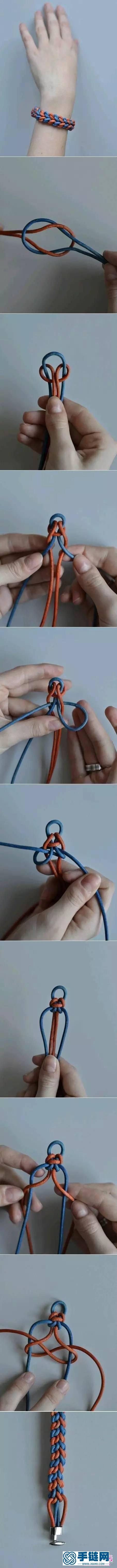 教你用绳编各种各样的手链，非常有创意哦
