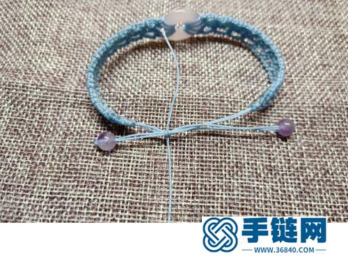中国结蜡线平安扣手绳的详细制作图解