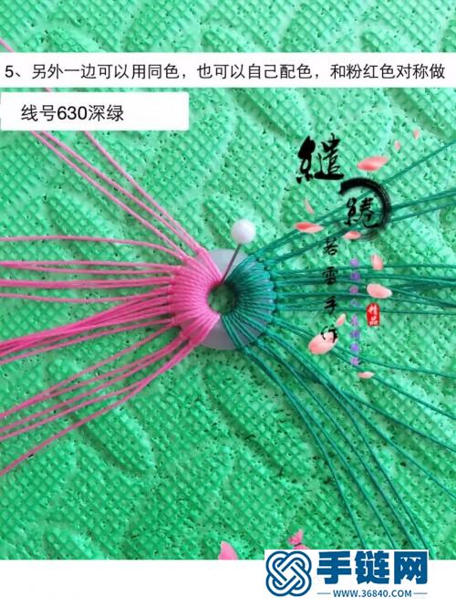 中国结如意平安扣项链的详细编制方法