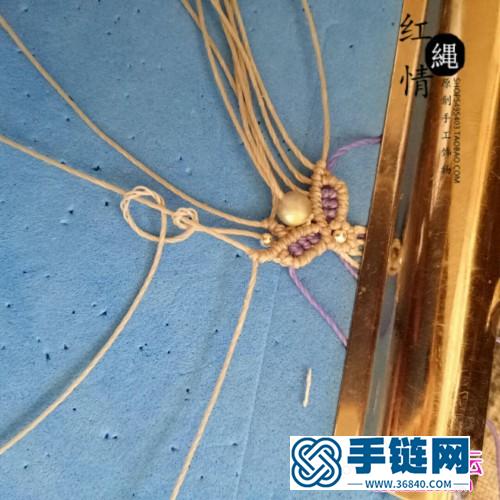 花式扣头吊坠绳的详细制作教程