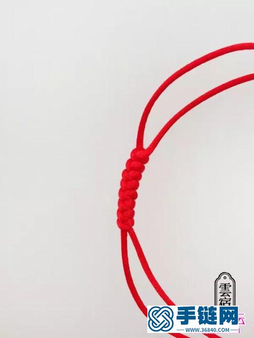 绳编小瓦猫红绳的制作步骤图