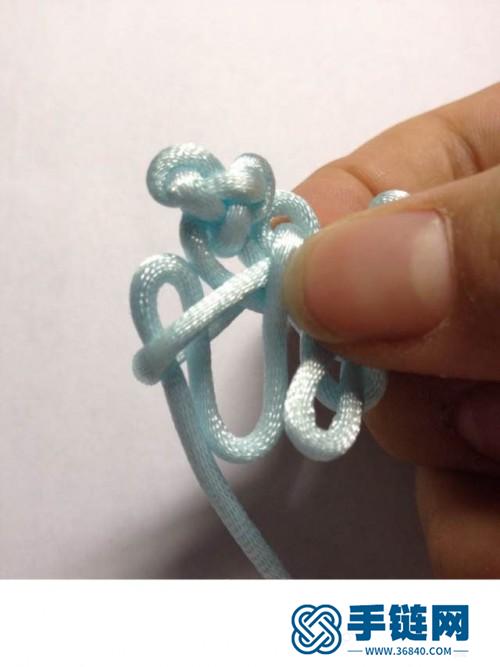 玉线蓝玉髓蝴蝶发钗的制作图解