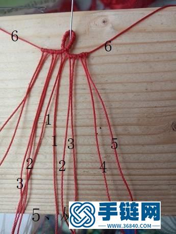 腊线串珠手绳的编制教程