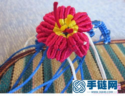 绳编碧桃花拖鞋的详细制作教程