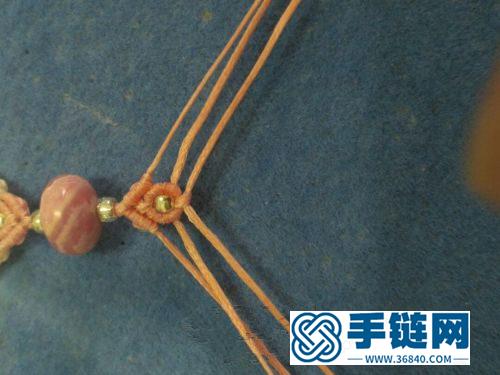中国结扁蜡丁香姑娘耳环的详细制作图解
