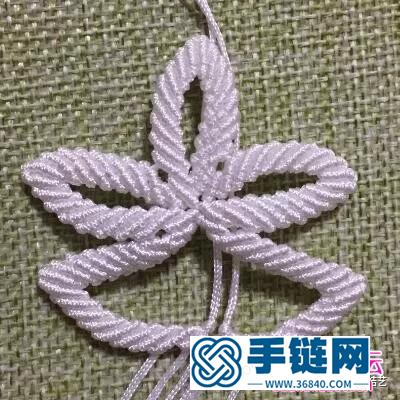 中国结饰品生如夏花胸针的编制教程