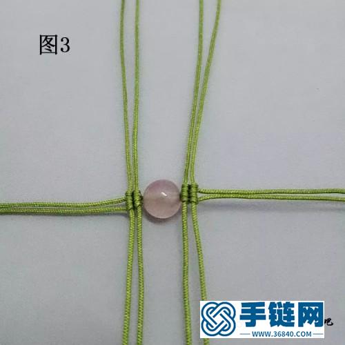 假面狐狸编绳手链的详细制作图解