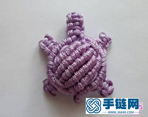 绳编小海龟的制作方法