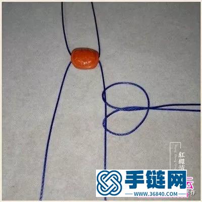 绳编南红富甲手绳的详细制作图解