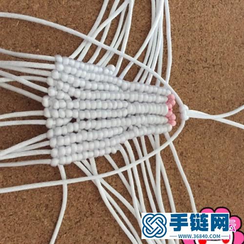 中国结编织制作的立体小兔子图解（简简单单999）