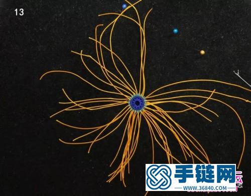 绳编孔雀羽毛书签的详细制作步骤图