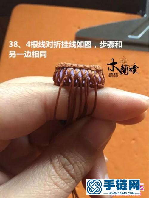 “旧时堇”复古花纹手链的详细制作图解