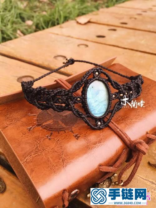 泰蜡包石手链的详细编制教程