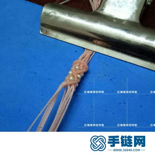 蜡线琉璃珠手绳的详细制作图解